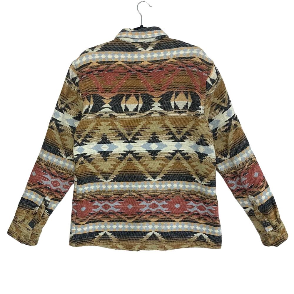 Urban Outfitters Aztec Empire Jacquard Woven Shacket Men's Sz S Multicolor - Picture 3 of 9